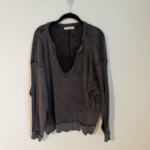 Free people thermal long sleeve top